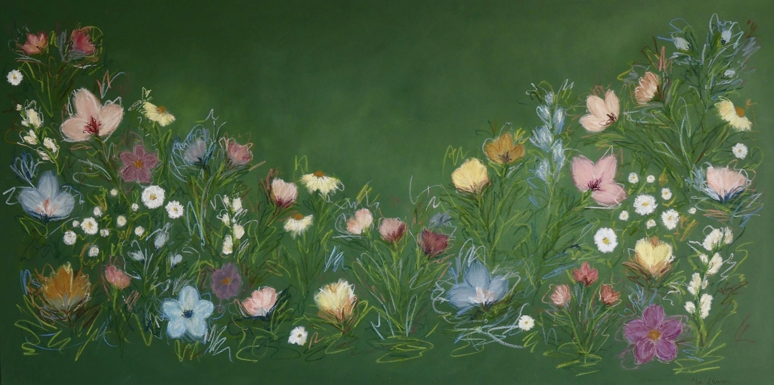 24" x 48" acrylic, oil pastel 2026