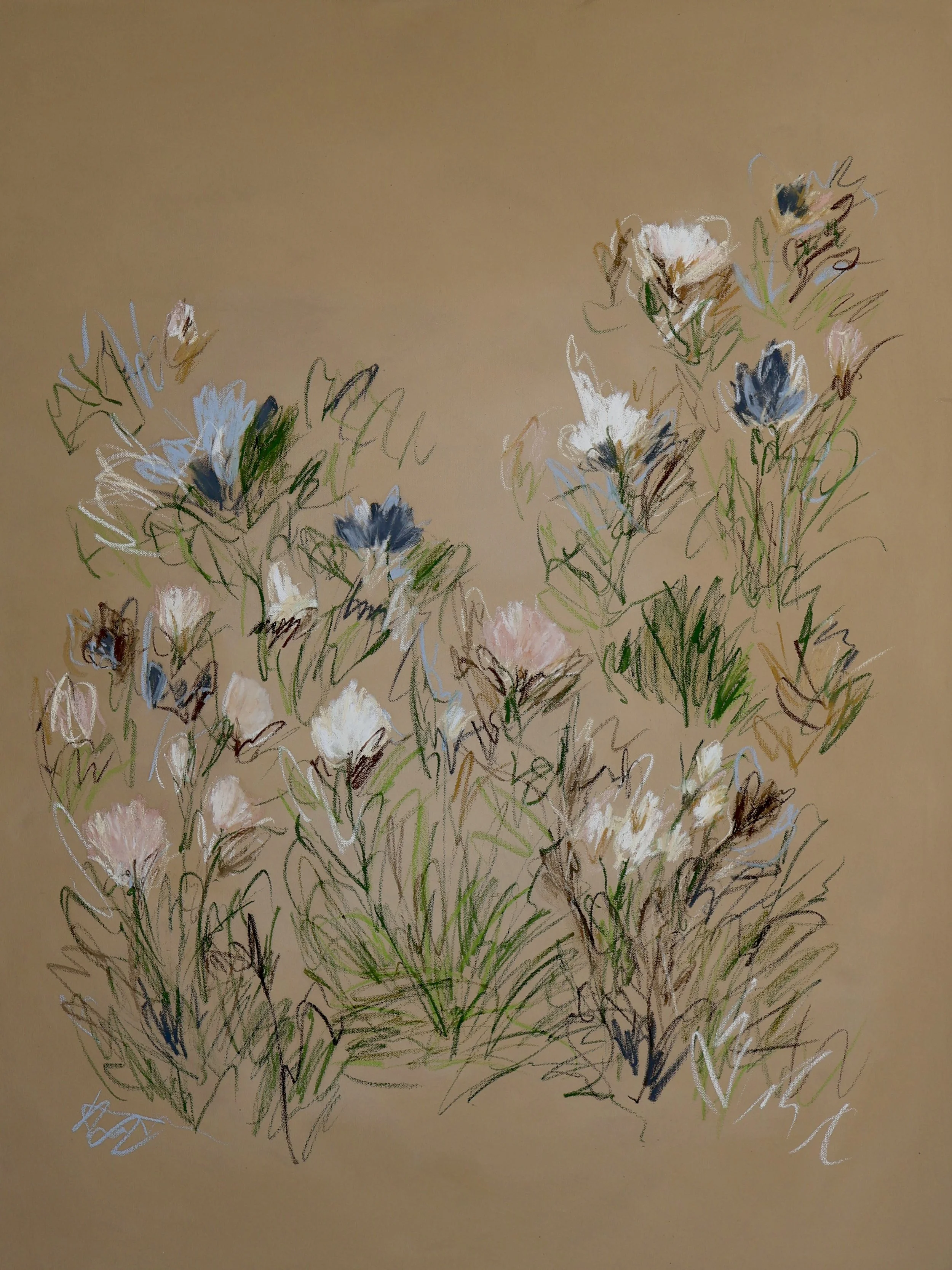 30" x 40" acrylic, oil pastel 2026