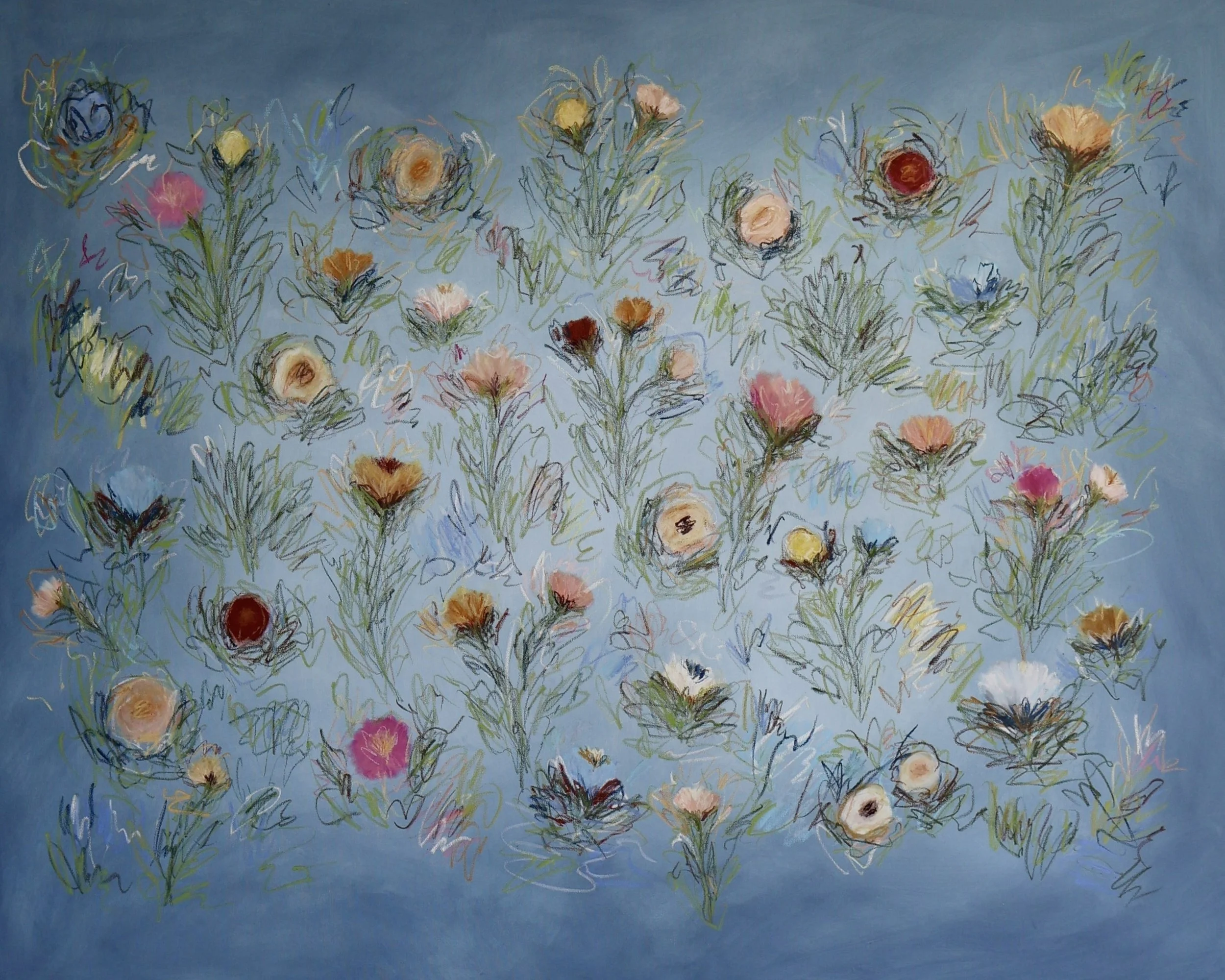 48" x 60" acrylic, oil pastel 2026