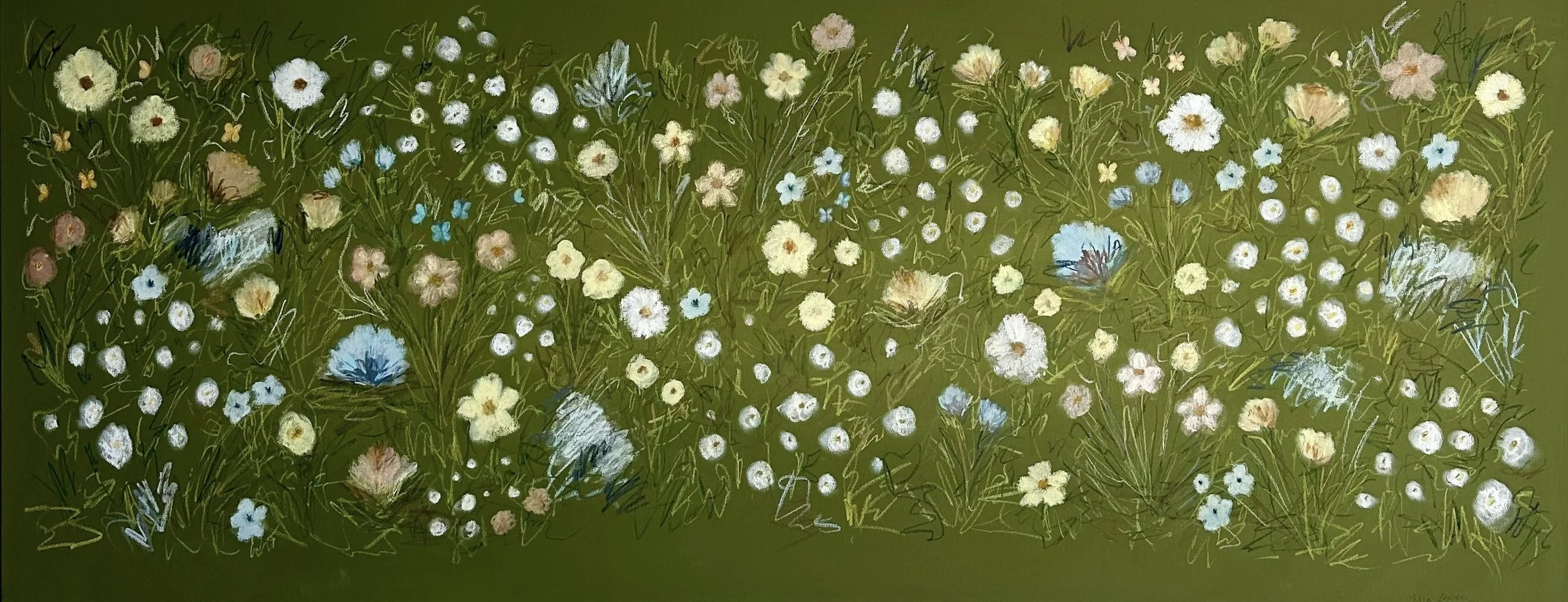 36" x 60" acrylic, oil pastel 2026