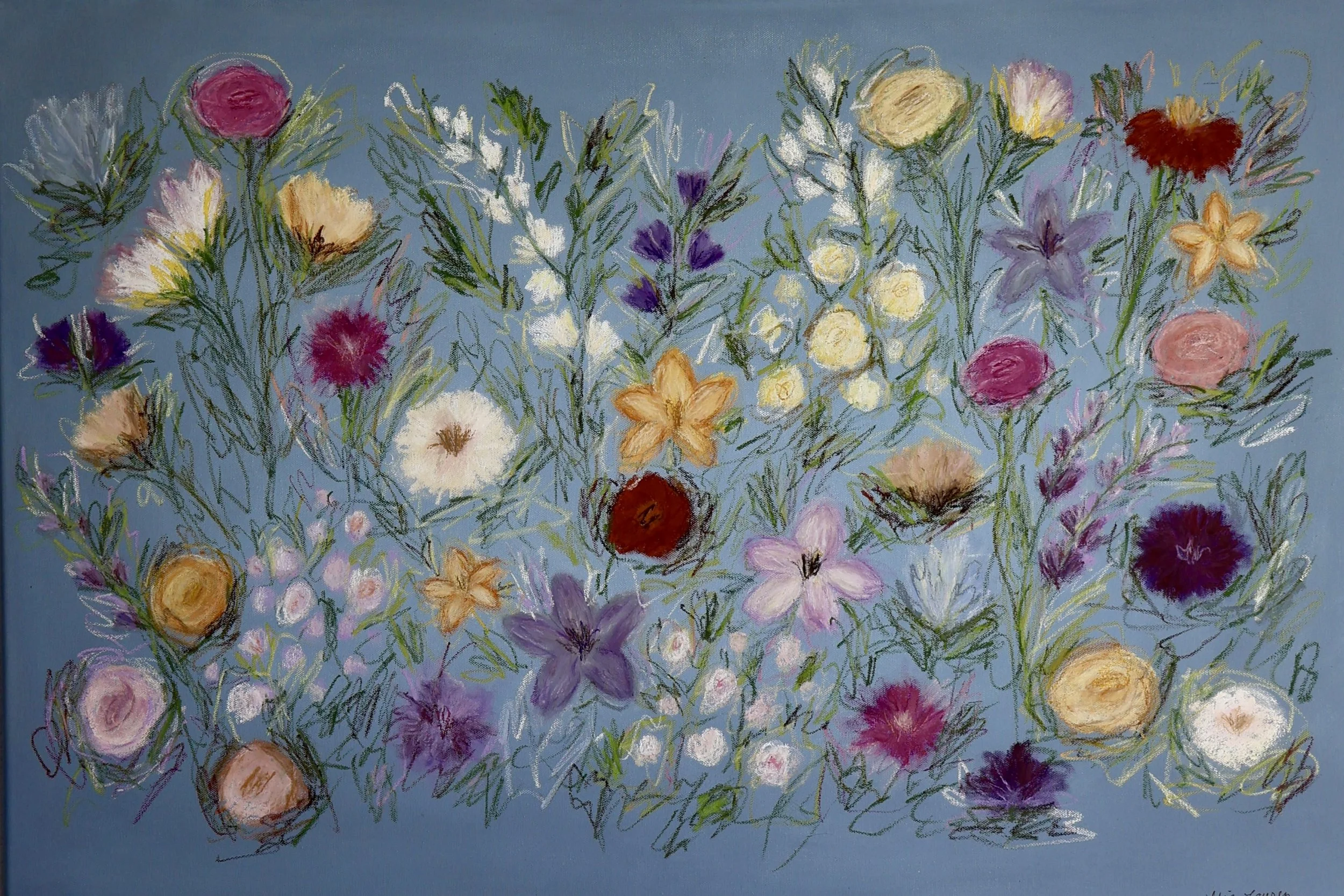 24" x 36" acrylic, oil pastel 2026