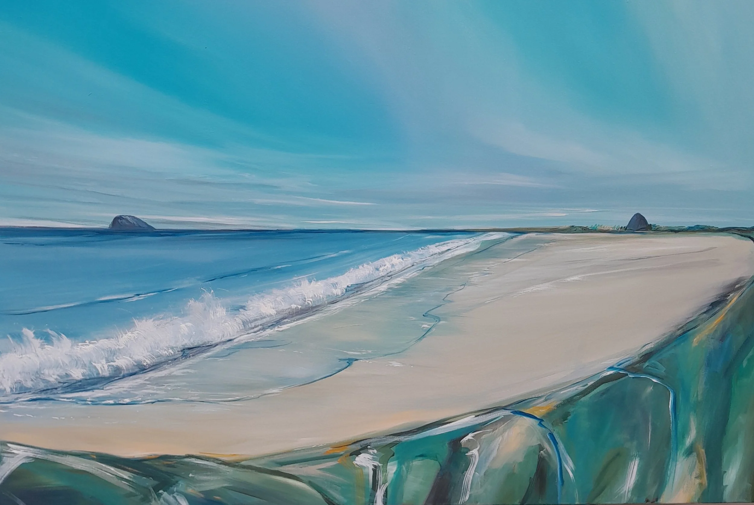 'Blustery day at Yellowcraigs'