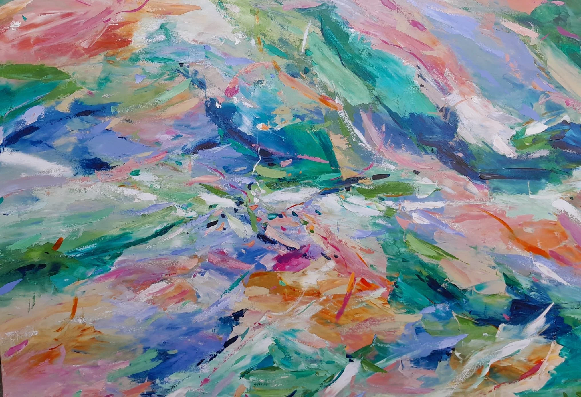 *SOLD* Pastel Strokes