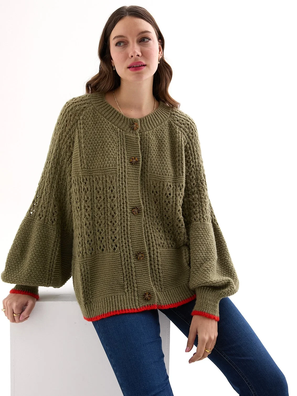 Gweni-Gwyllt-Brigit Cardigan Khaki.jpg
