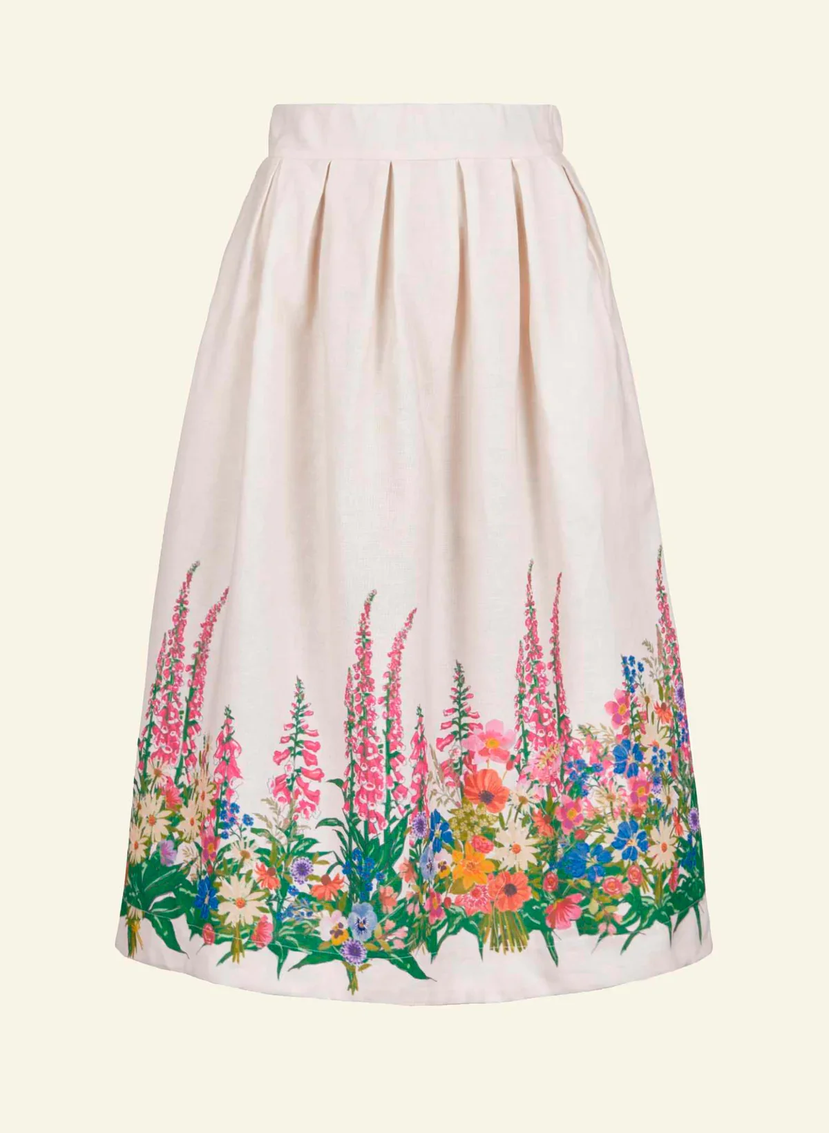 Florence - Wildflower Border Skirt