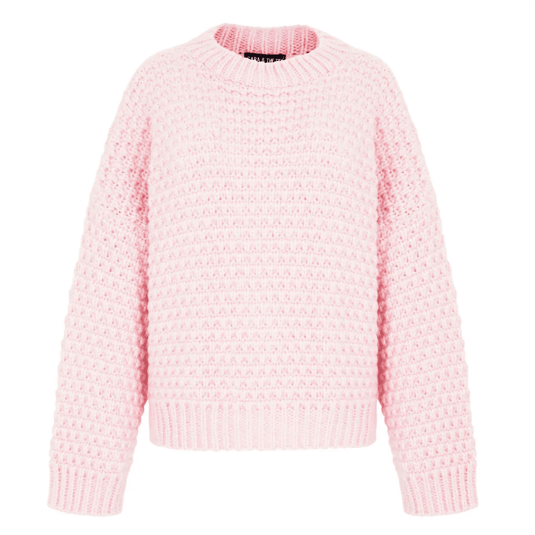 Darwin Oversized Chunky Knit Jumper - Pink
