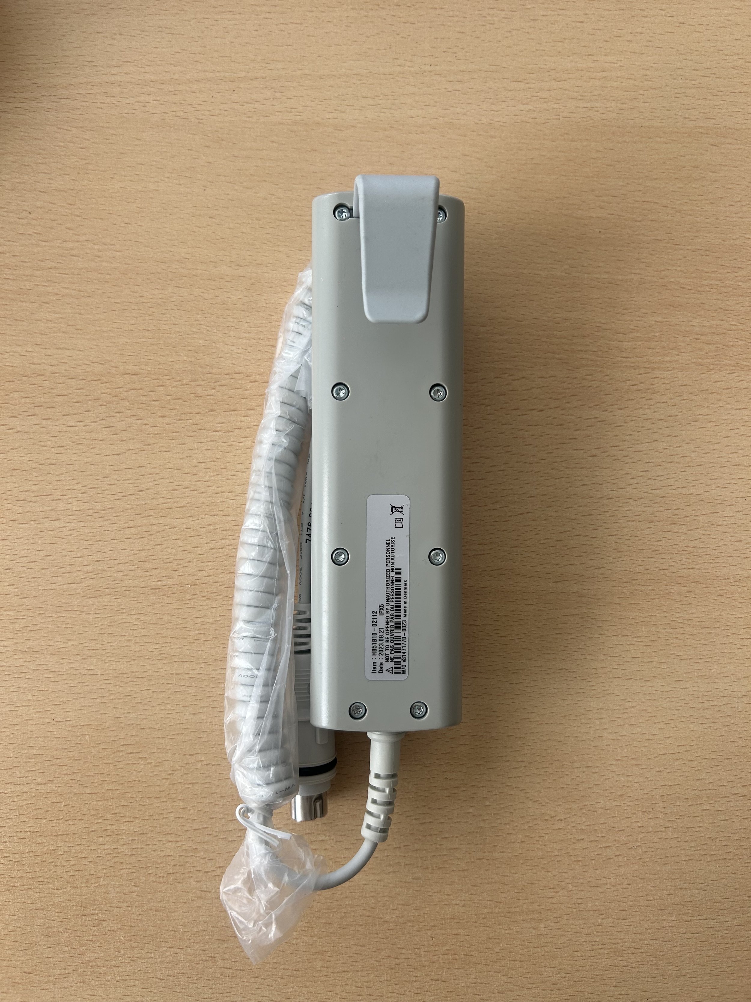 Linak 2 button 8 pin - Grey handset back