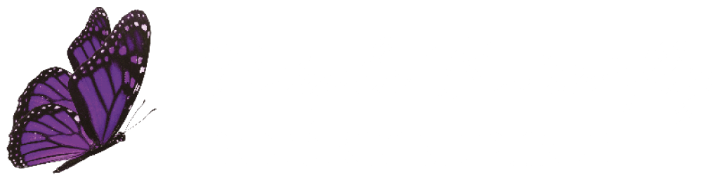 Logo with a purple butterfly and the text 'Purple Butterfly Bookkeeping' on a black background.
