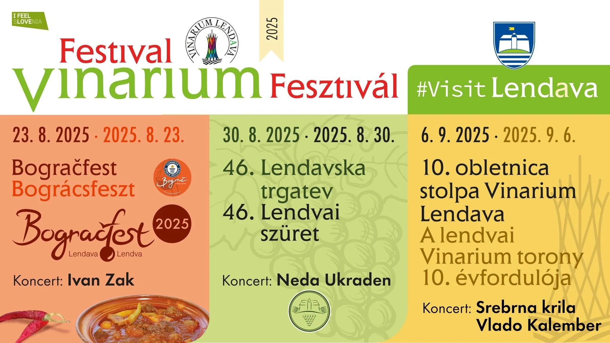 Festival Vinarium 2025: Lendava v znamenju tradicije, kulinarike in druženja