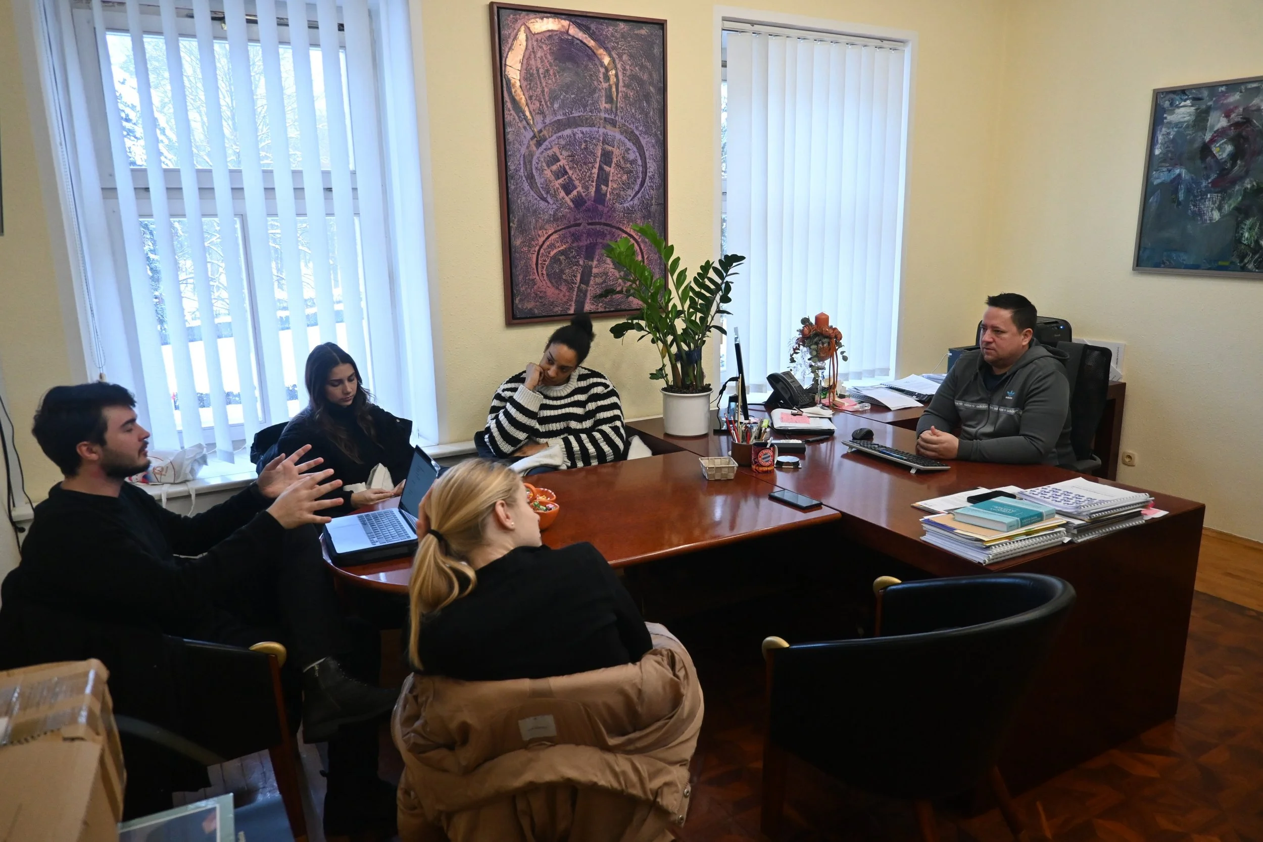 Župan Občine Beltinci gostil Društvo mladih Beltinci