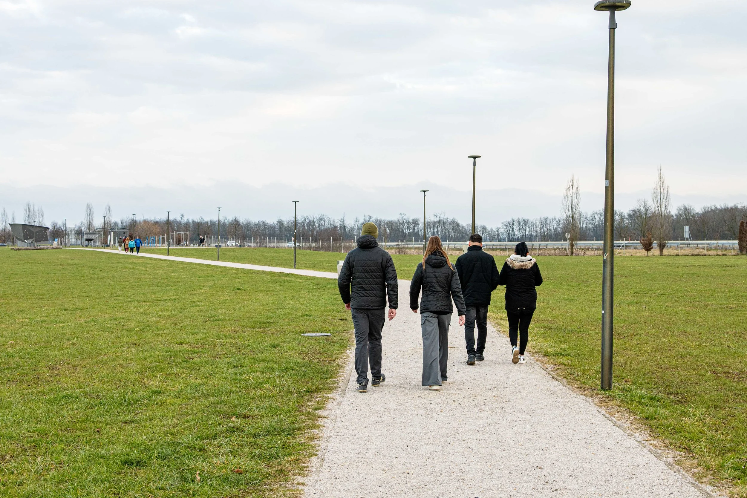 Soboško jezero / sprehajalci. Januar 2026 / Klara Durič