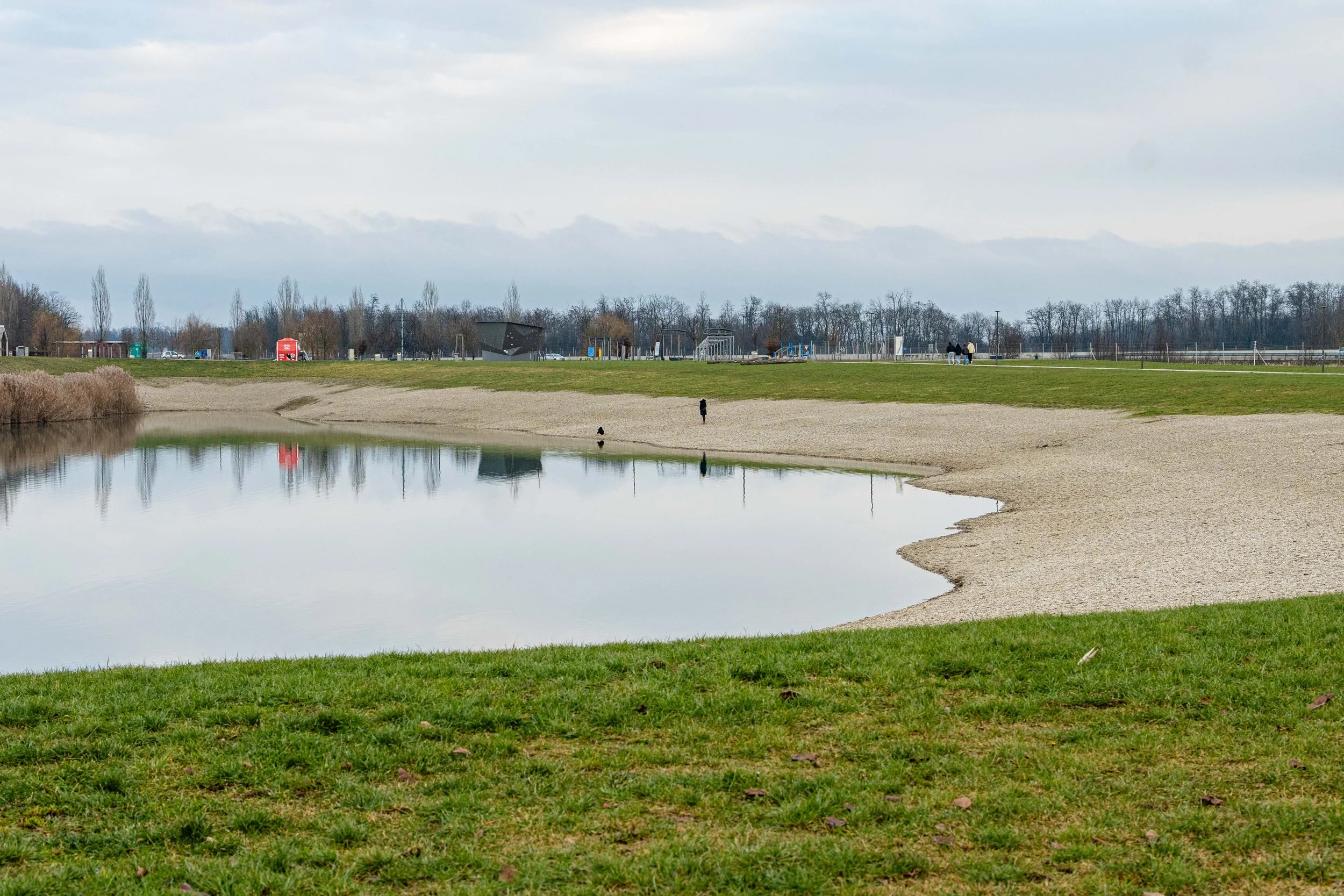 Soboško jezero / plaža-polotok. Januar 2026 / Klara Durič