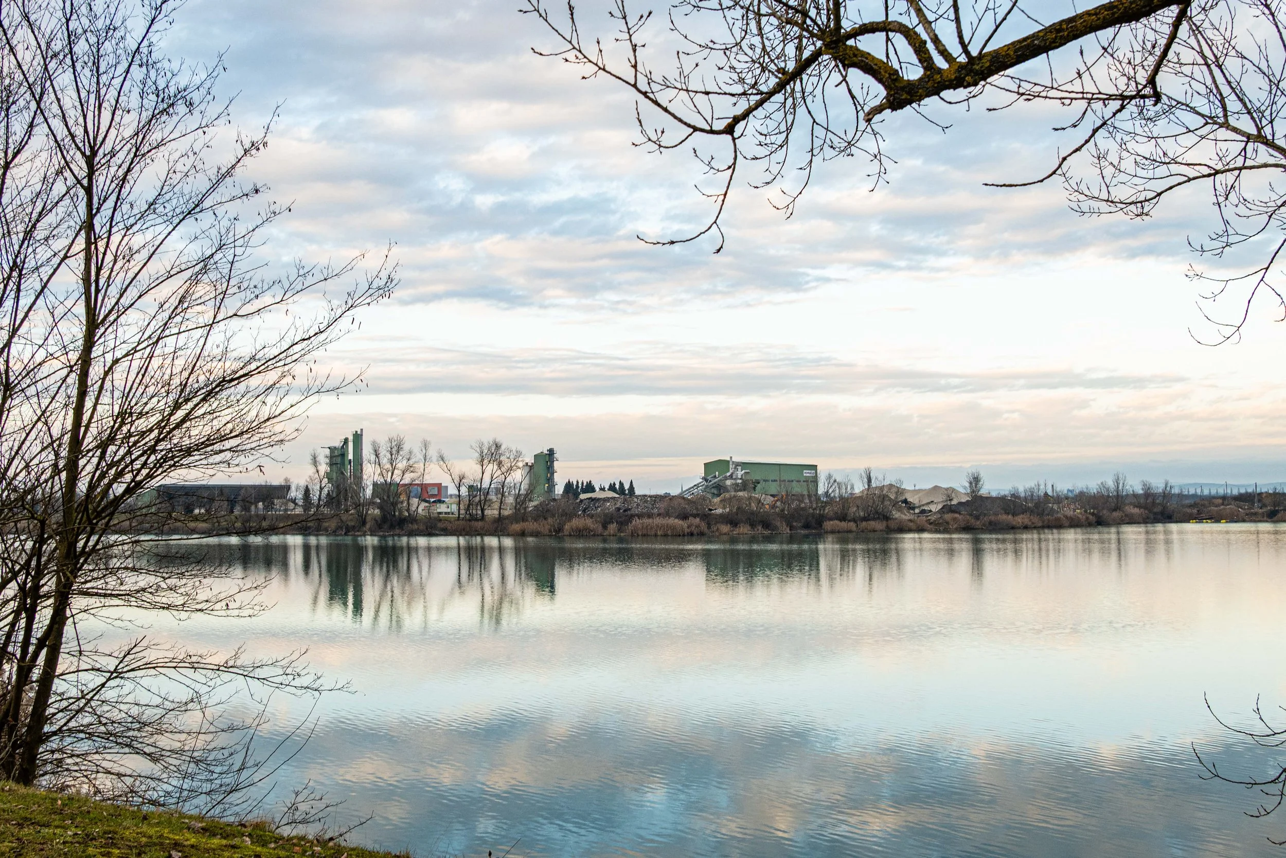 Soboško jezero / pogled na Pomgrad. Januar 2026 / Klara Durič