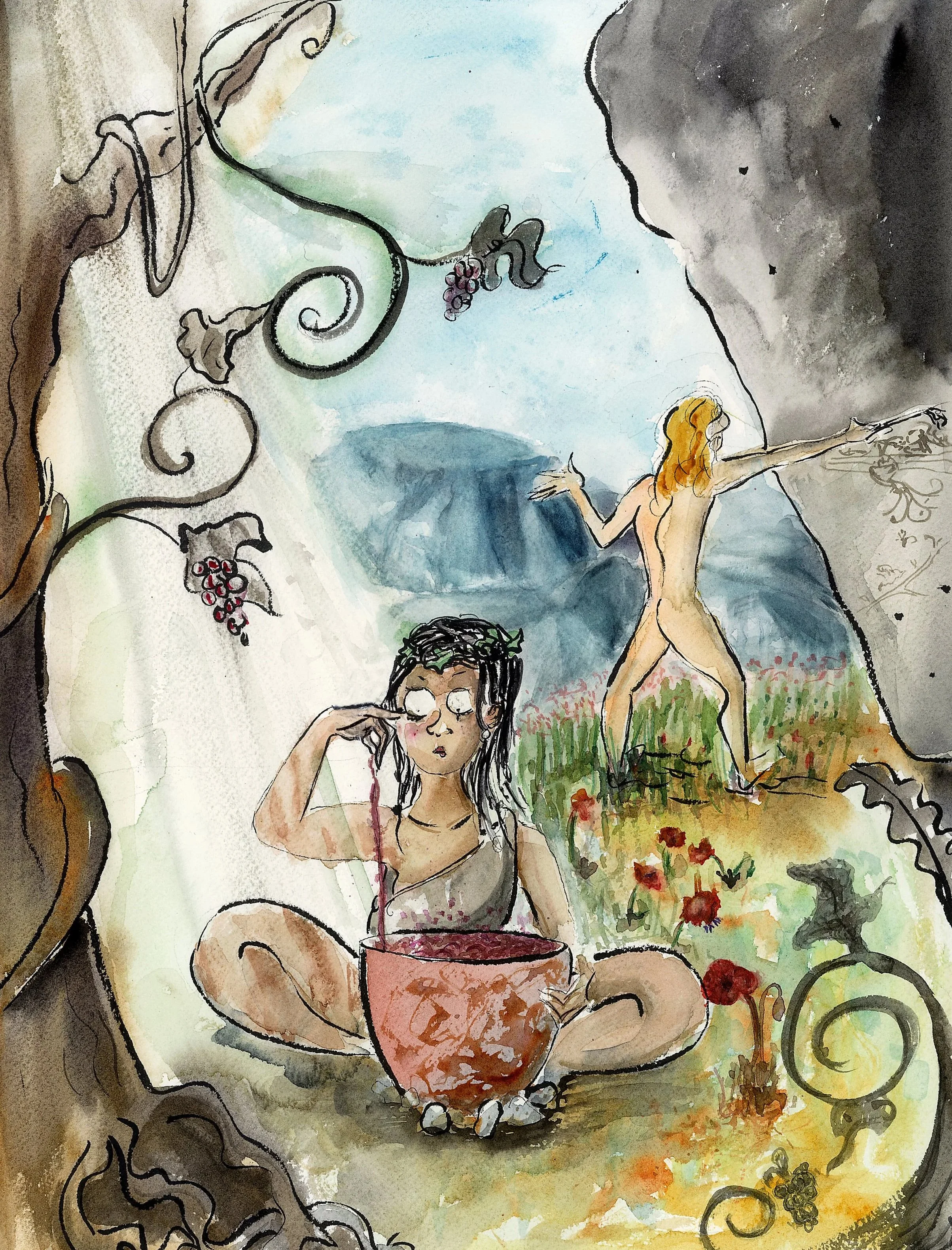 Le jardin d'Eden et les premières expérimentations de création du vin