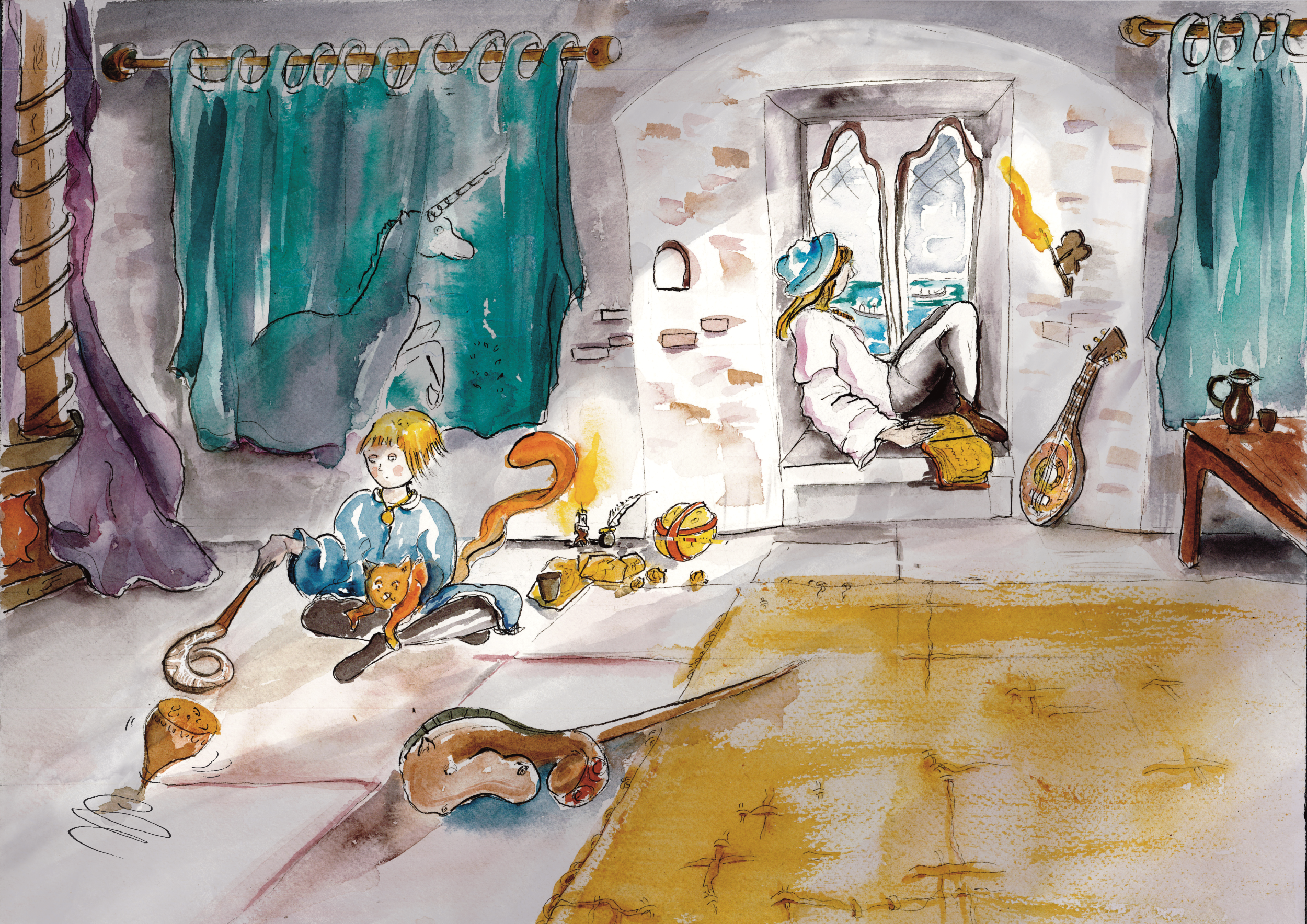 The Princes of the Tower, imprisoned in the Bloody Tower of London, 1483 