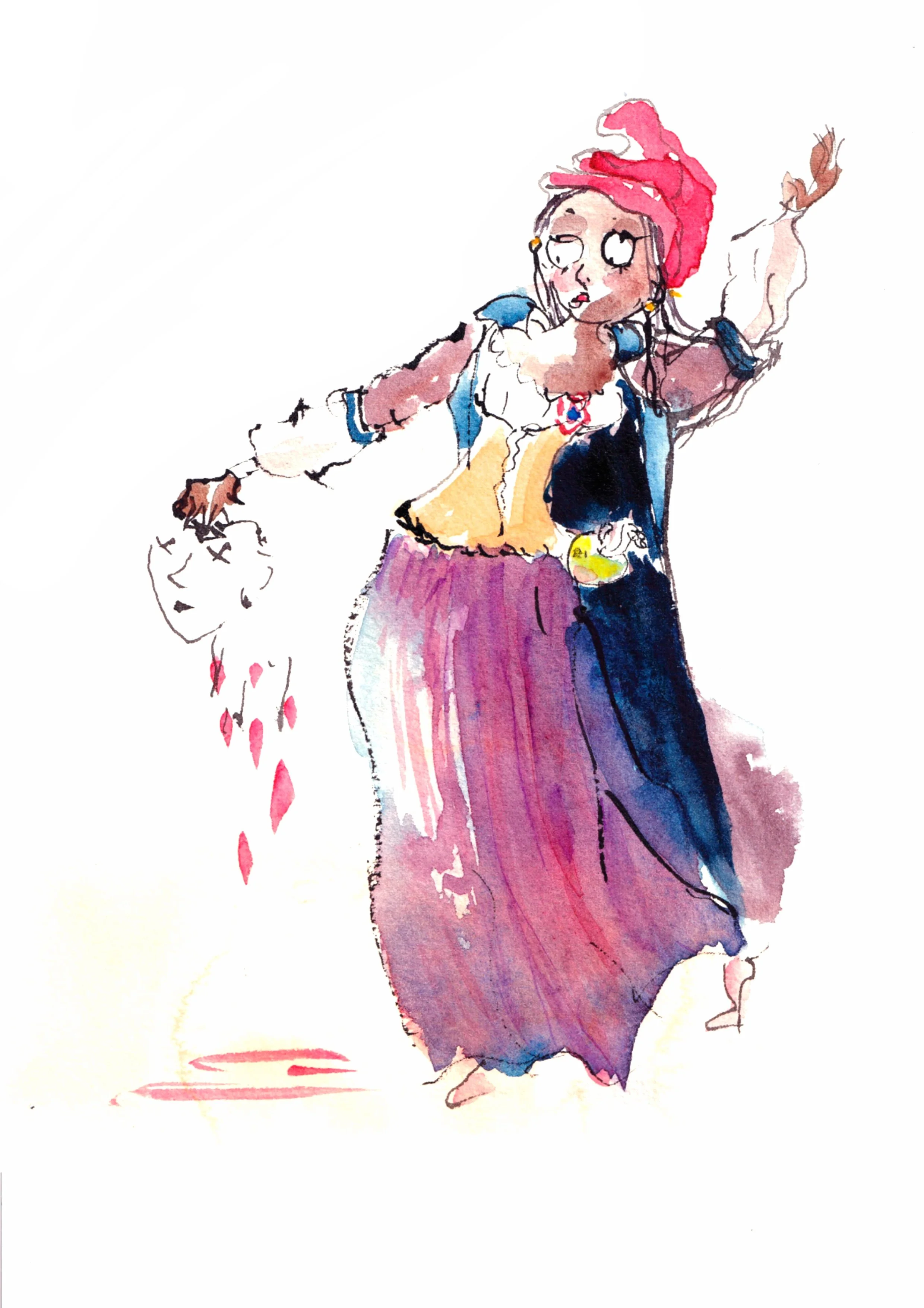 French revolution (Lilith cutting heads)