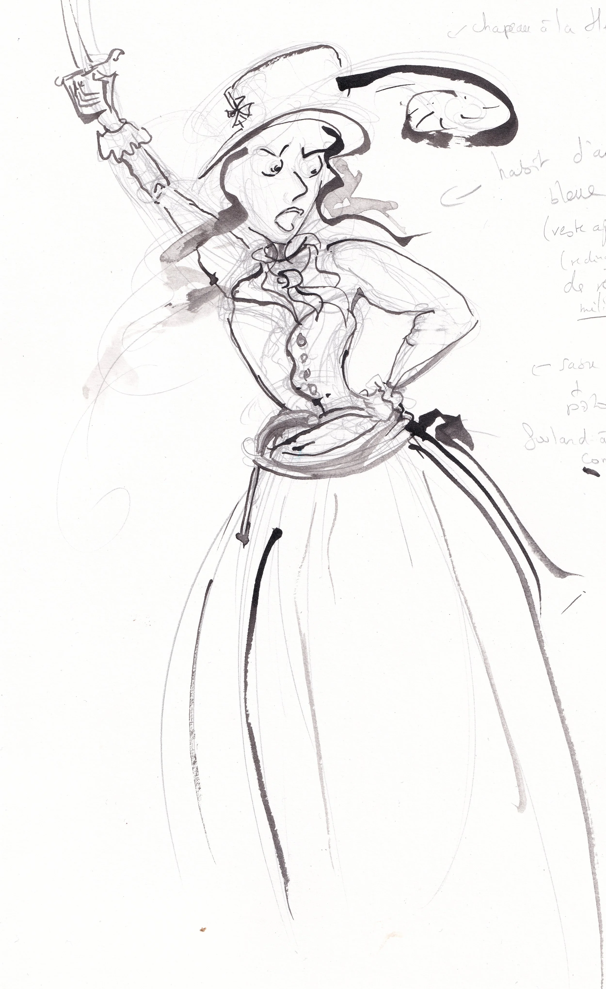 Theorigne de Mericourt, revolutionay activist in 1789. She has been jailed in a psychiatric hospital afterwards but her role during French revolution is huge. 