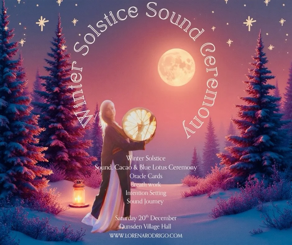 Winter Solstice Sound Ceremony // 

A magical Winter Solstice session to gently close the chapter of 2025 &mdash; and welcome 2026 with clear intentions, a grounded heart and a renewed sense of inner direction.

This offering is one of my favourite m