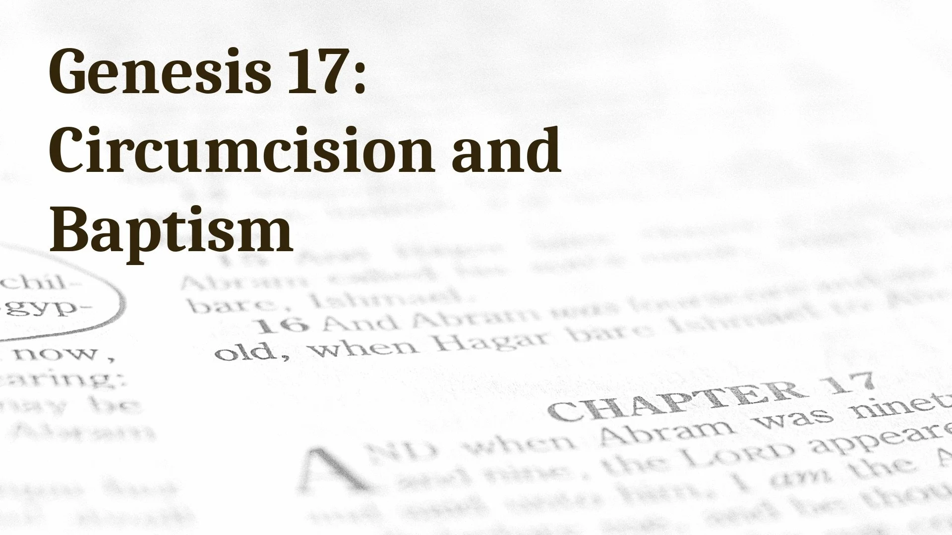 S1 E12: Circumcision and Baptism