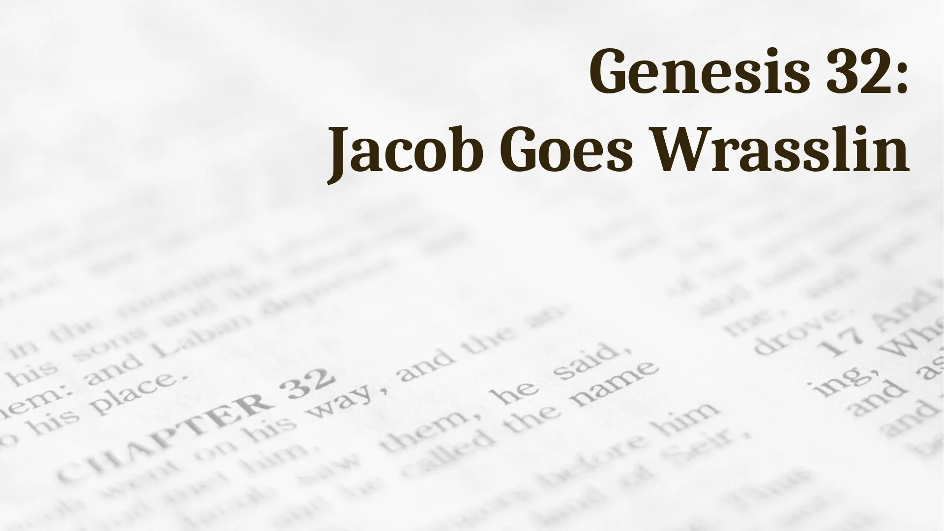 S1 E26: Wrasslin on the SECOND Exodus