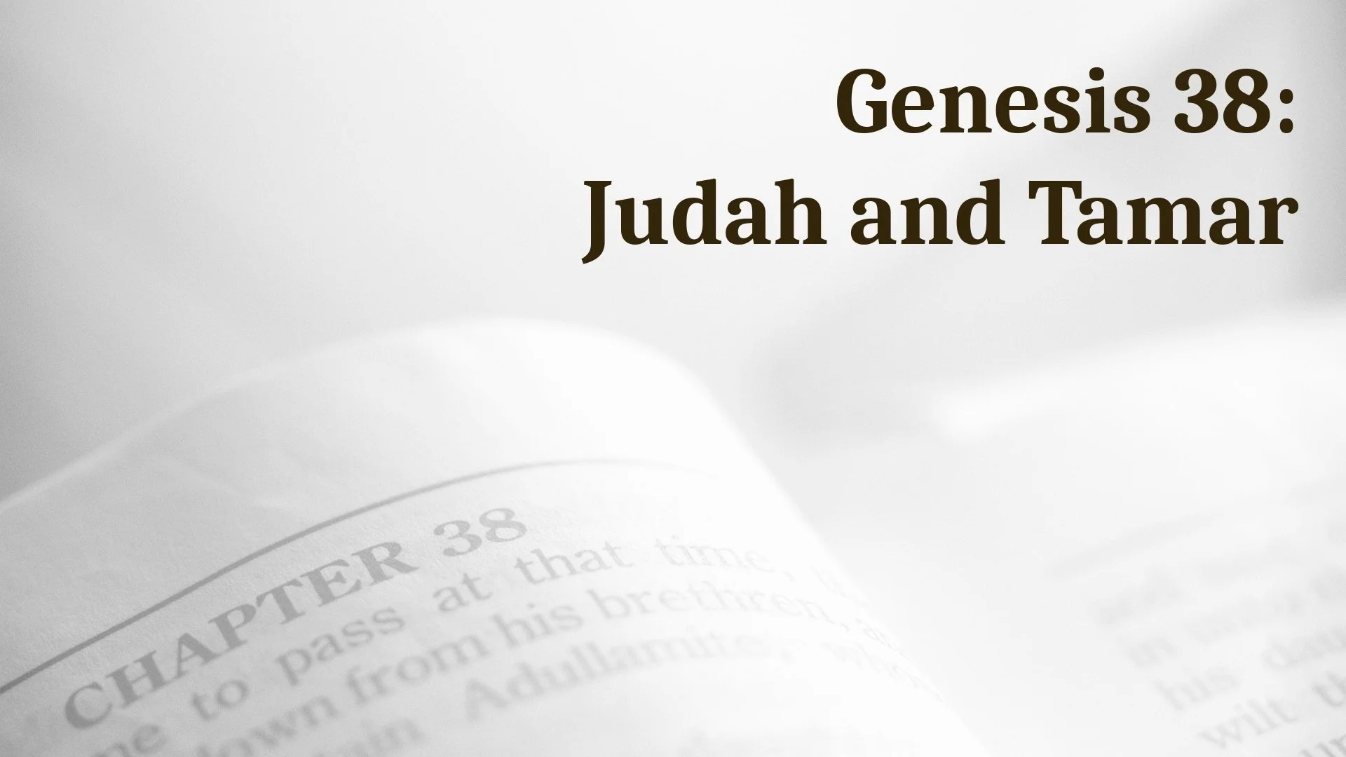 S1 E31: Judah and Tamar: Goat, Rings, and Righteousness