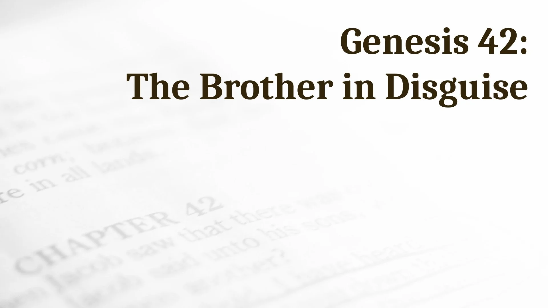S1 E37: The Brother in Disguise