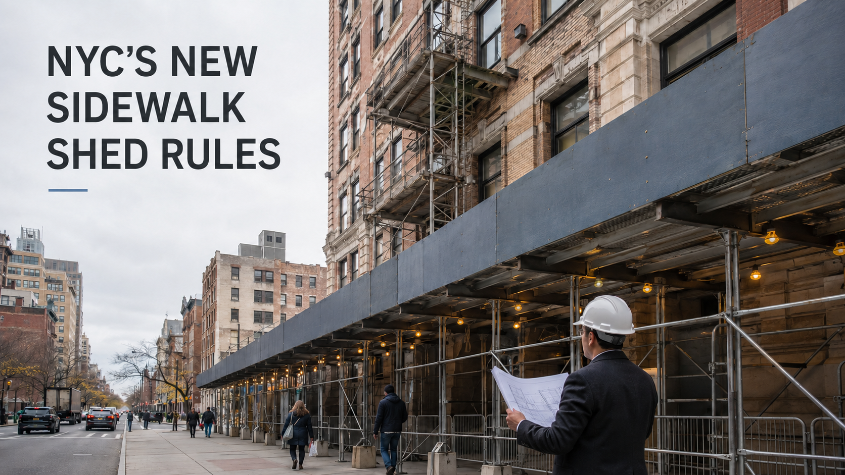 NYC’s New Sidewalk Shed Rules Are Now in Effect!