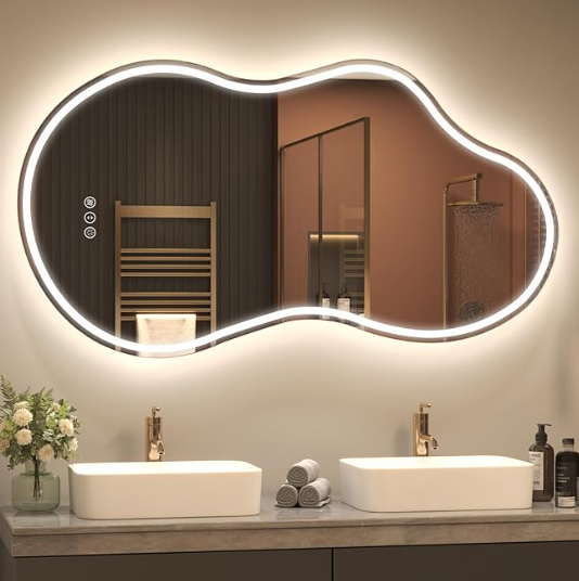 Asymmetrical LED Mirror