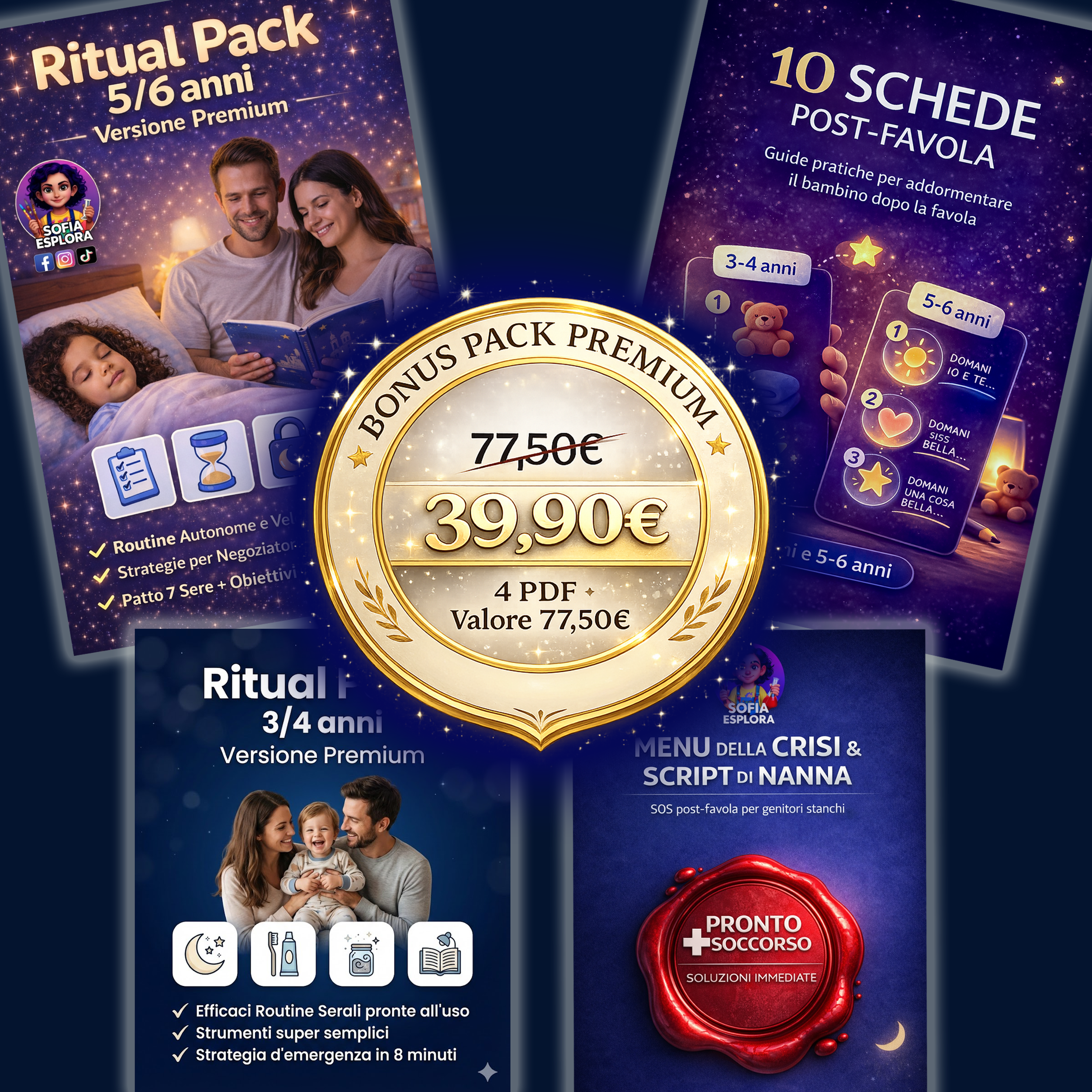 Bonus Pack Premium Vol. 1 (PDF) — Ritual + Guida + Schede + SOS