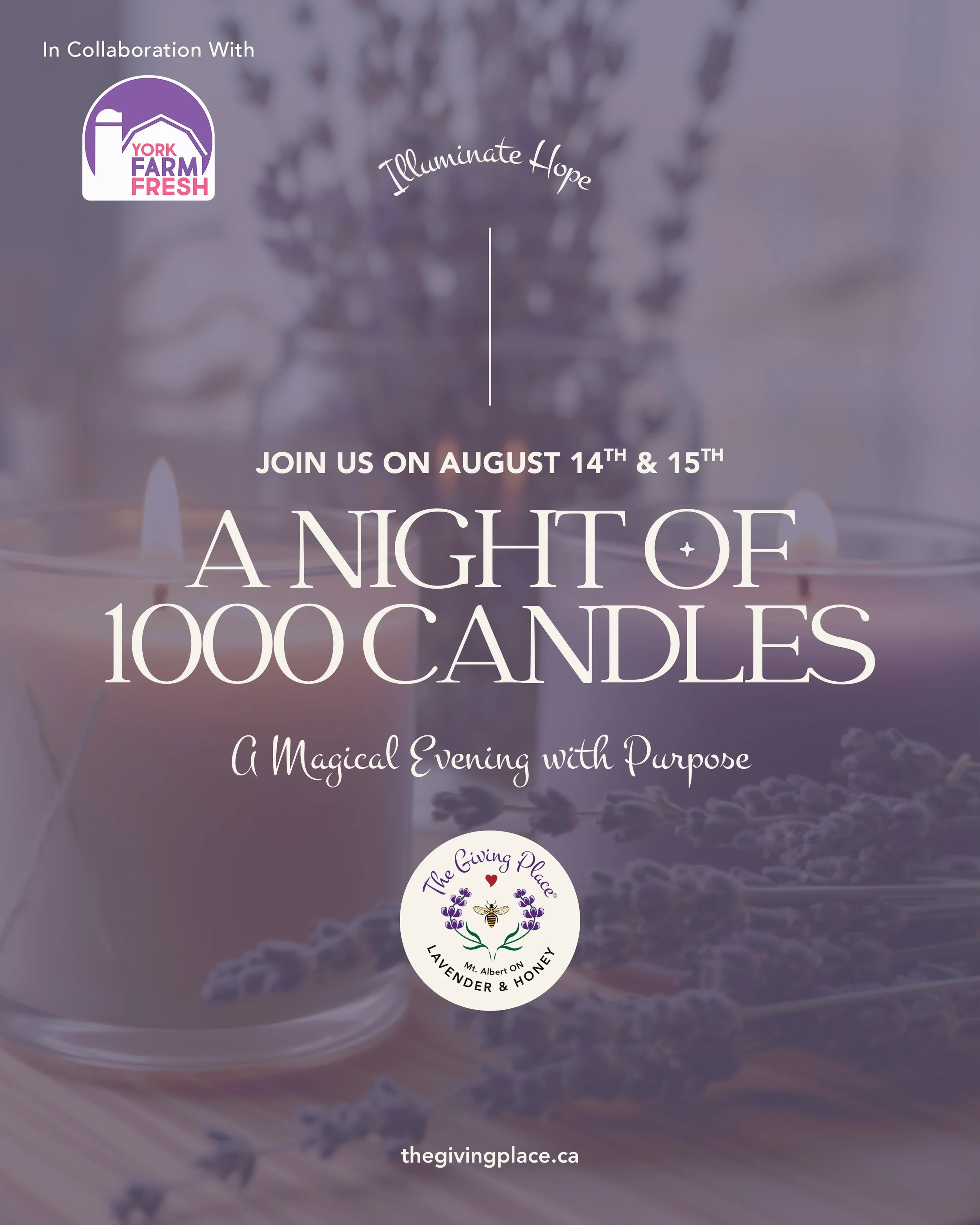 Tickets - Join us for A Night of 1000 Candles