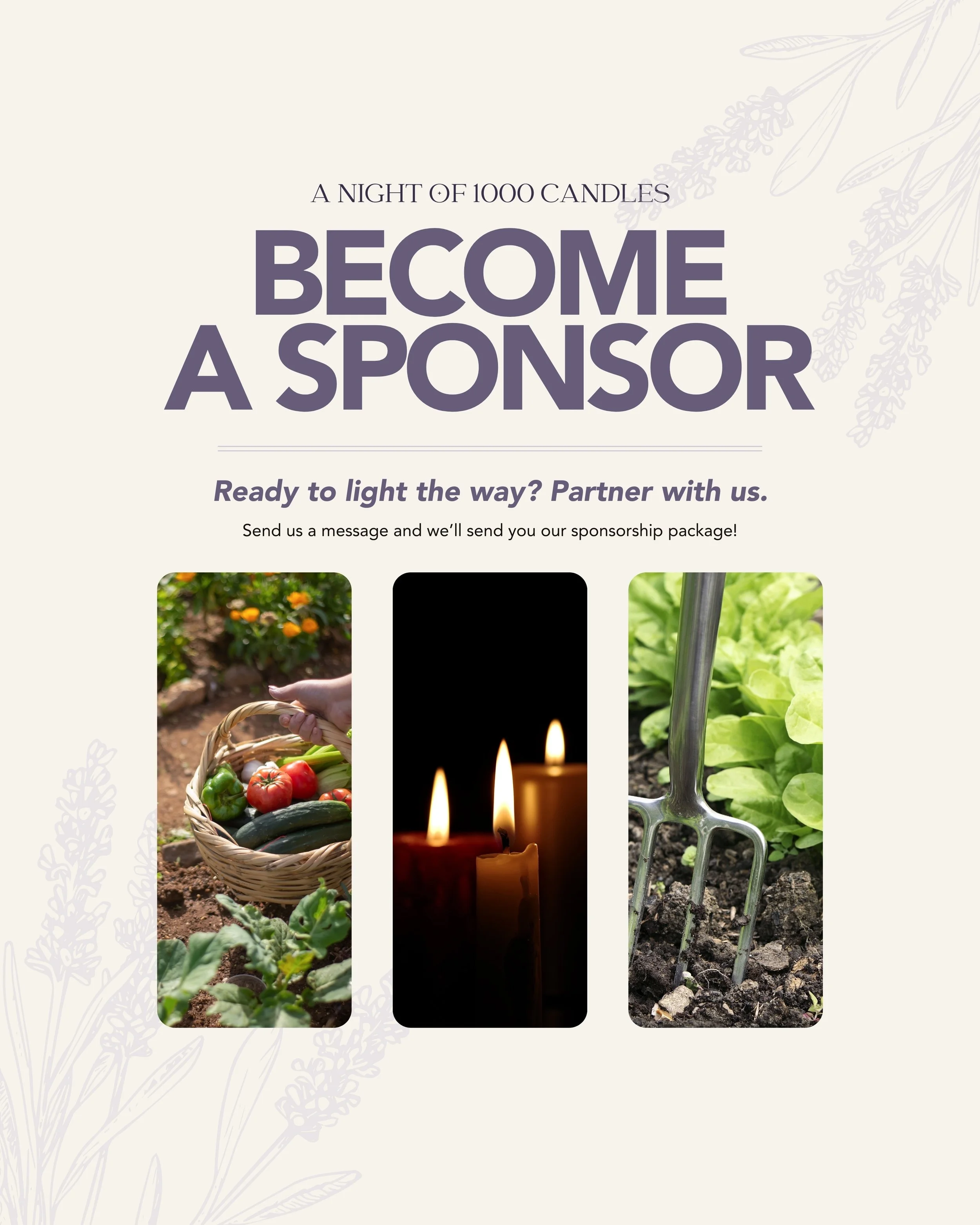 Sponsorships - A Night of 1000 Candles