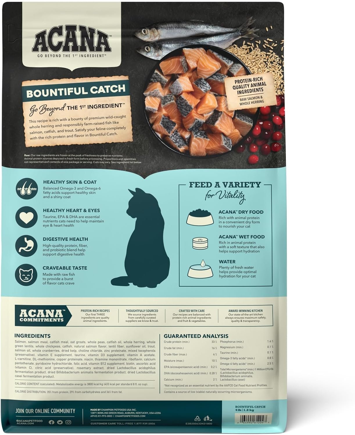 Acana Bountiful Catch Salmon and Herring 4lb Back.jpg