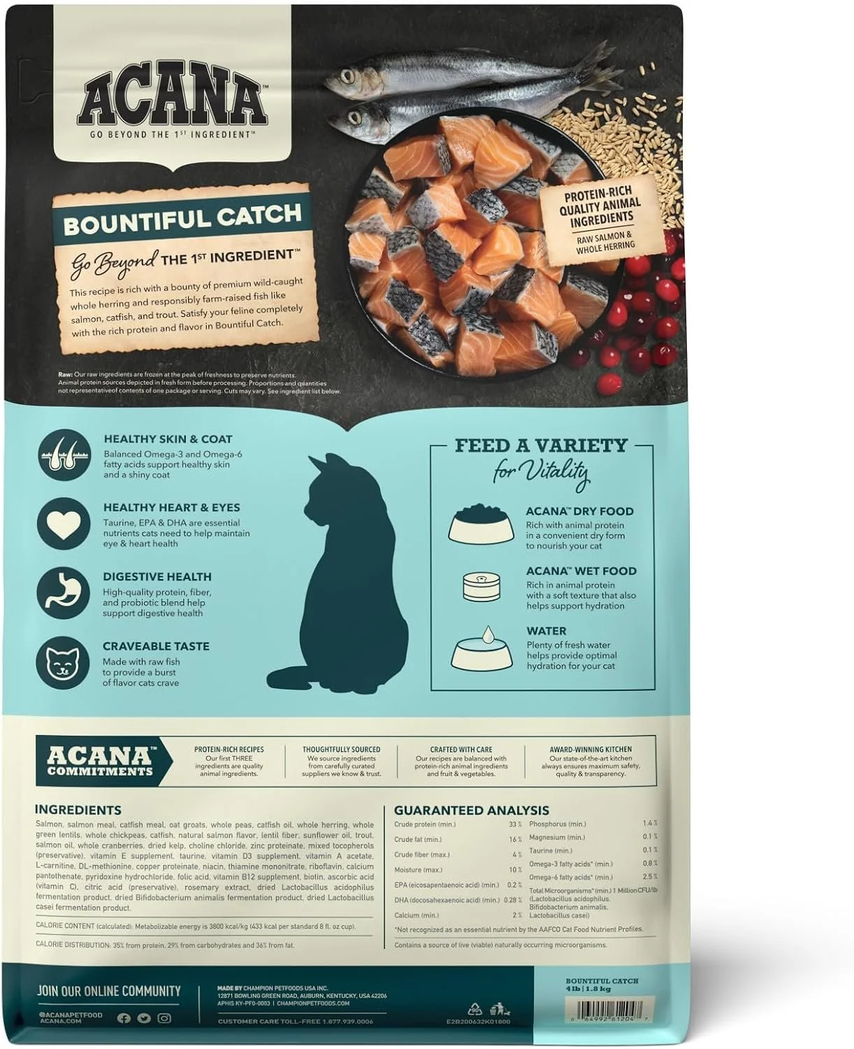 Acana Bountiful Catch Salmon and Herring 4lb Back.jpg