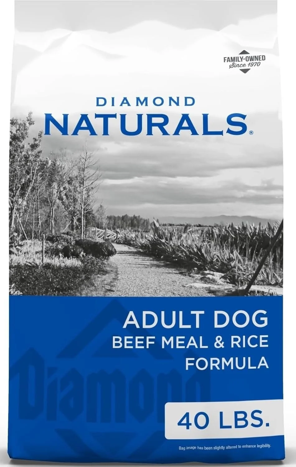 DiamondAdultDogBeefMealRice40lbBagFront.jpg