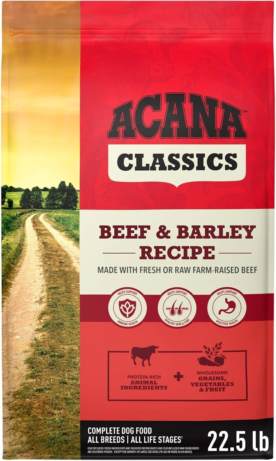 Acana Classics Beef & Barley 22.5lb bag Front.jpg