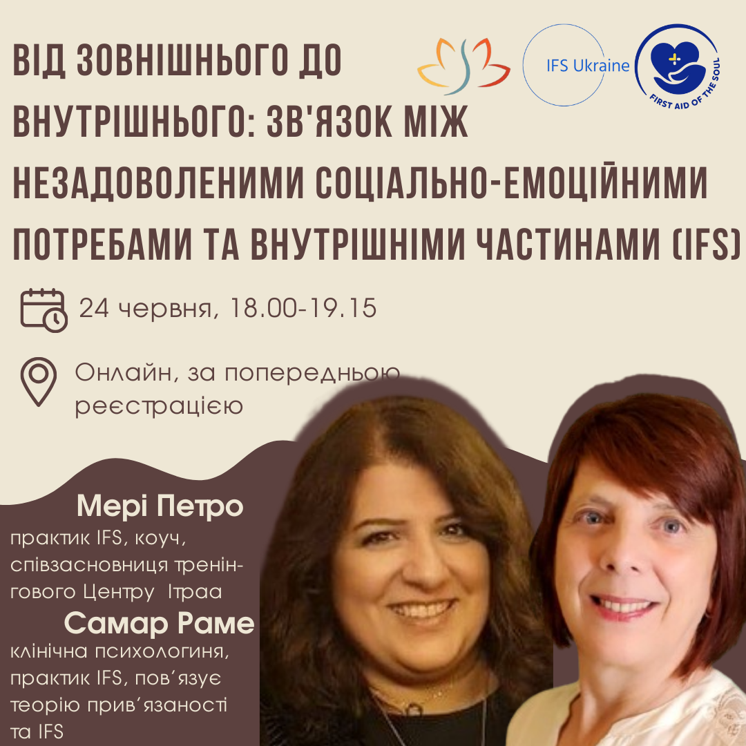 Від зовнішнього до внутрішнього: зв’язок між незадоволеними соціально-емоційними потребами та внутрішніми частинами
