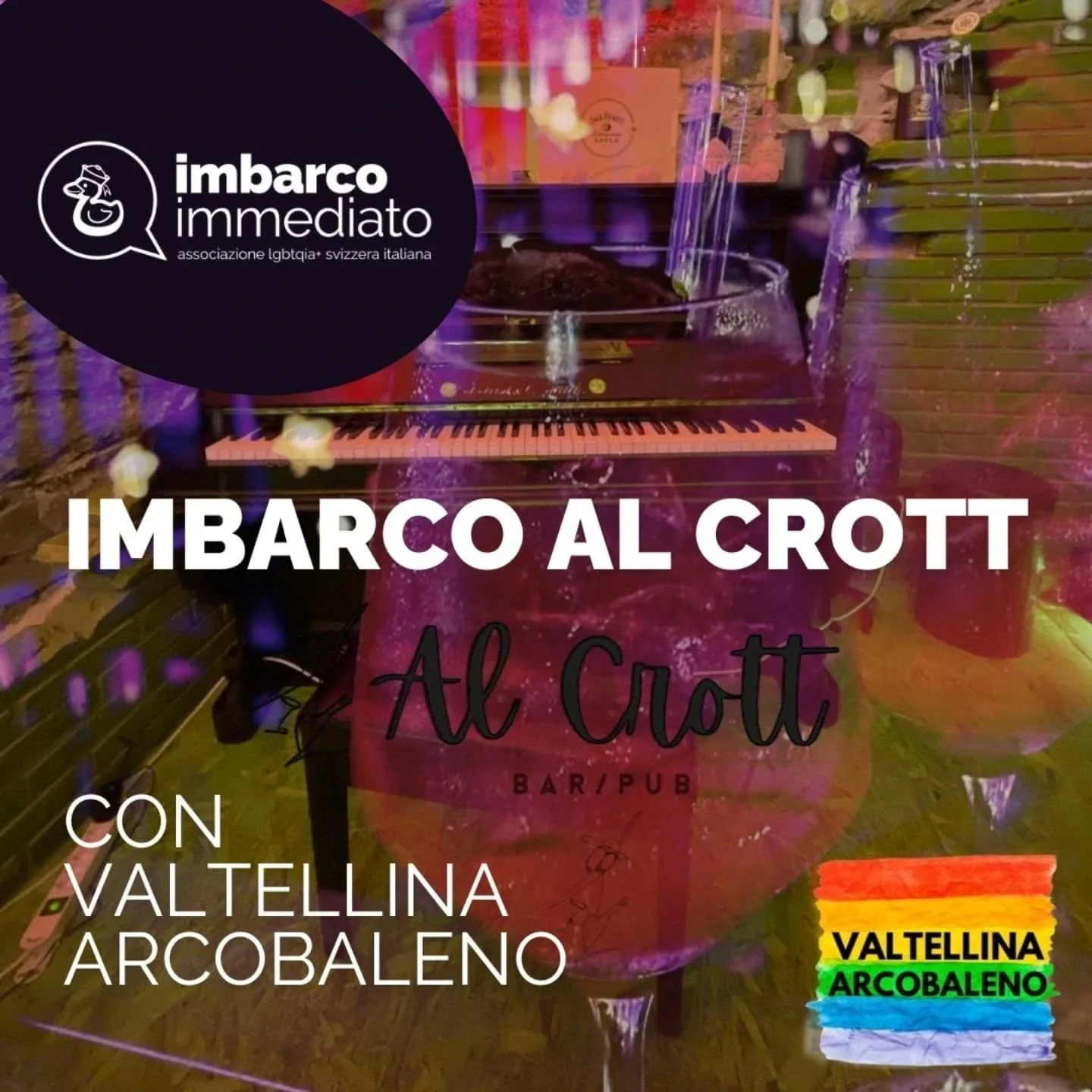 📣 Siamo entusiastǝ di annunciarvi un evento speciale e una novit&agrave; assoluta per Imbarco Immediato; per la prima volta salperemo verso nuovi orizzonti della Svizzera Italiana raggiungendo la splendida regione di Poschiavo! 

&quot;Festa al Crot