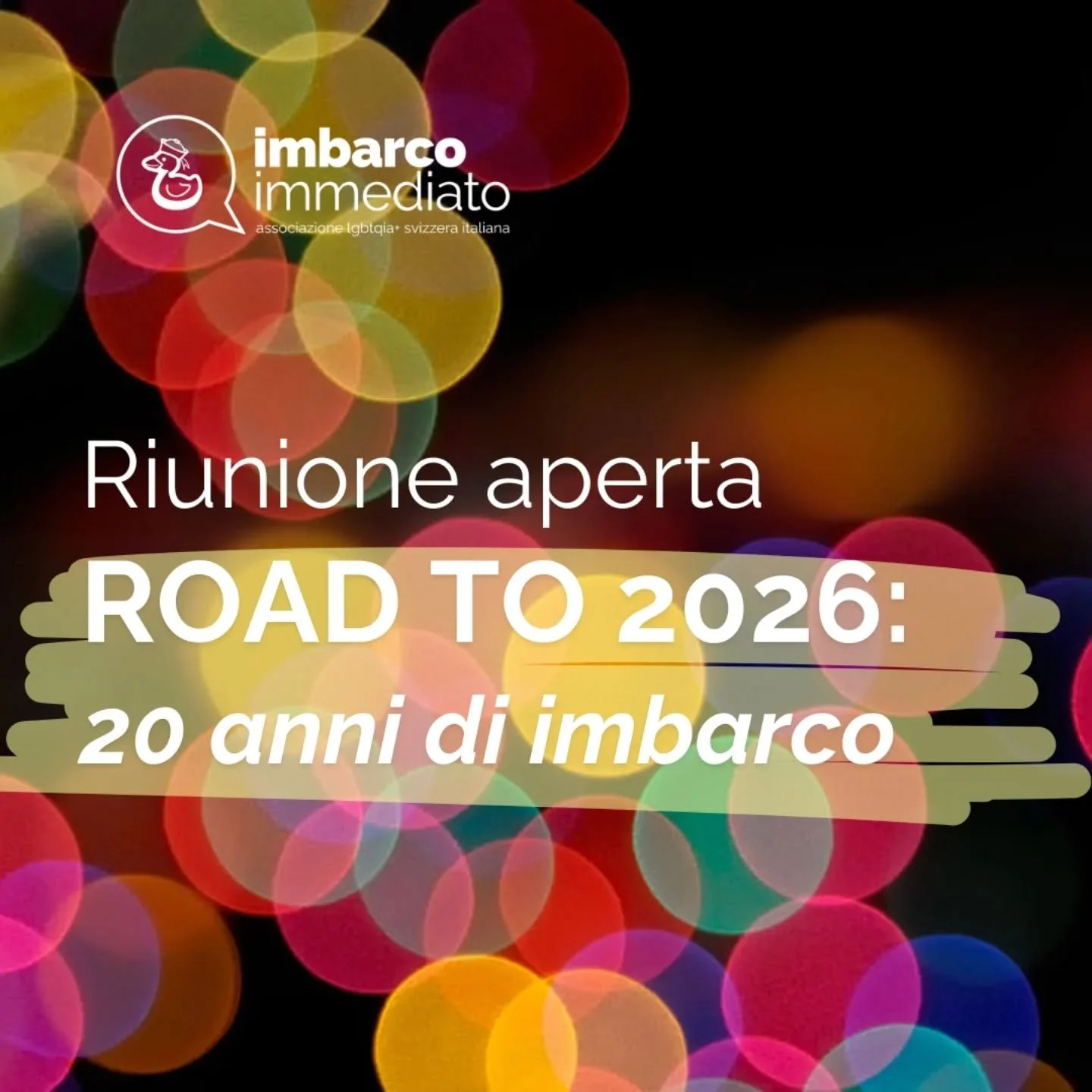 Un compleanno importante si avvicina per la nostra associazione! ✨️

Nel 2026 saranno 20 anni di attivismo, di battaglie e di risate, di feste e di formazioni, di incontri e di emozioni!

Per questo grande traguardo vorremmo progettare e programmare 