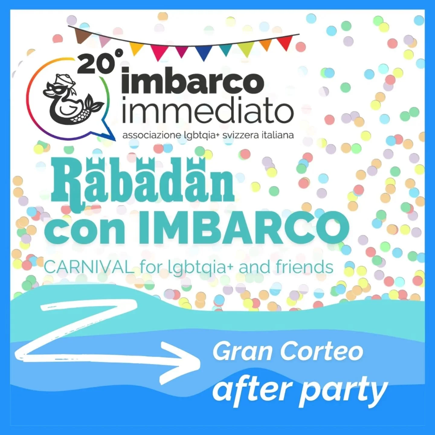 🎉🎭 Rabadan 2026 alle porte! 🎭🎉

Con la sua 183&deg; edizione si sta per aprire il carnevale pi&ugrave; grande del cantone e noi non vogliamo perdercelo!✨️
Nella giornata di domenica 15 febbraio, terminato il Gran Corteo che colorer&agrave; la cit