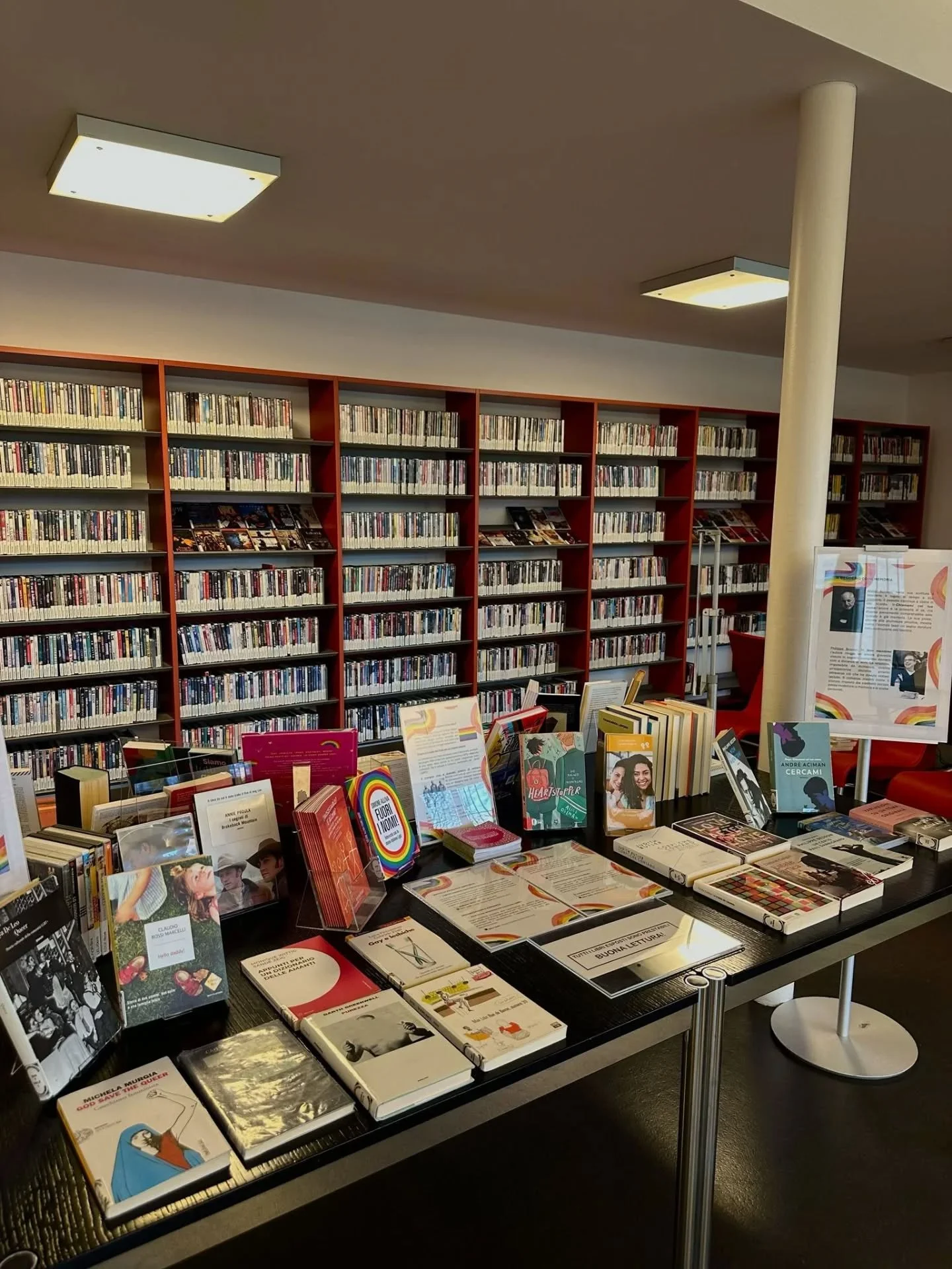 A tutte le persone che amano leggere📚
Nello spazio di Libero accesso della Biblioteca cantonale di Lugano, al piano -1, &egrave; esposta da luned&igrave; 2 febbraio a luned&igrave; 2 marzo 2026 una scelta di libri a tema queer di recente pubblicazio