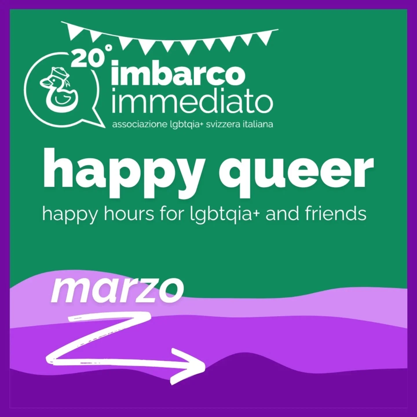 Marzo pazzerello, guarda il sole e prendi l'ombrello 🌞☂️ ma a prescindere dalla meteo passa al Mattarello! 

Proprio cos&igrave;! La prossima tappa HAPPY QUEER sar&agrave; in terra Mom&ograve;! Siamo felici di ritrovarci insieme a met&agrave; mese p