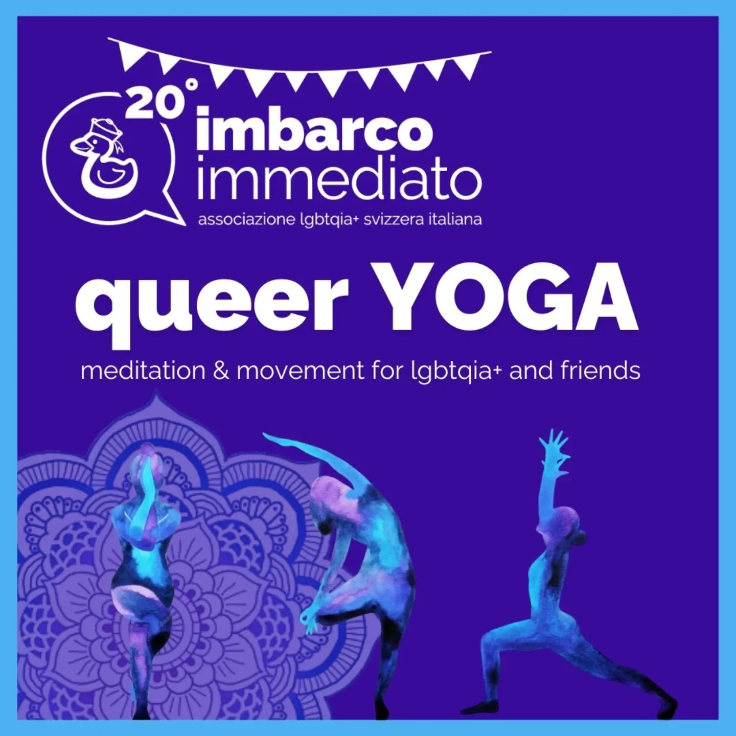 Tornei sportivi e trekking sono appuntamenti ormai consueti nel nostro calendario...
Questa volta vogliamo proporre un evento non solo fisico 💪 ma anche per la mente 🧠
Porta il tuo tappetino e vieni a riilassarti e goderti una lezione di YOGA! Un p