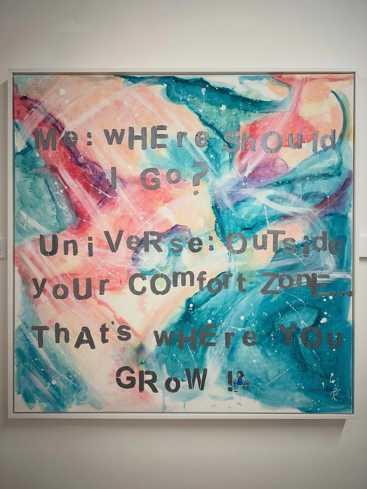 Imagine&hellip; 
Stepping outside your comfort zone.

It feels scary because it&rsquo;s unfamiliar. NOT because you are incapable. 

You&rsquo;re stardust. 
Ask for more. 
The universe isn&rsquo;t on a budget.

For every step you take outside your co