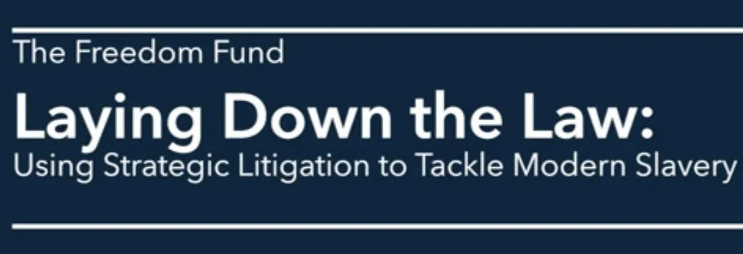 Webinar - Laying Down the Law: Using Strategic Litigation to Tackle Modern Slavery