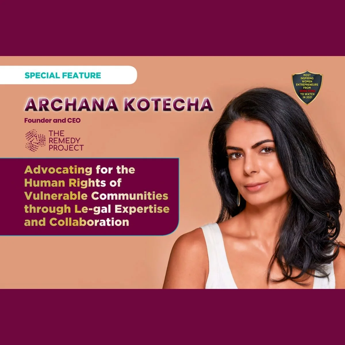 APAC Entrepreneur Profile - Archana Kotecha: Advocating for the Human Rights of Vulnerable Communities through Legal Expertise and Collaboration