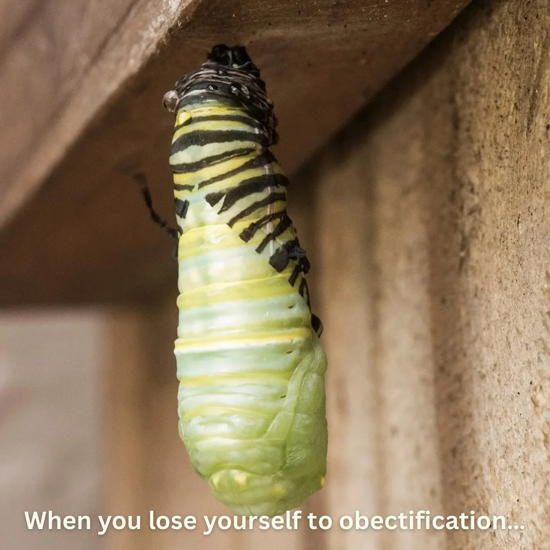 When you loose yourself to objectification&hellip;

I thought being wanted meant being worthy.
I thought validation meant love.
I thought objectification meant power.

But the more I was seen, the more I disappeared.

You are not here to be consumed.
