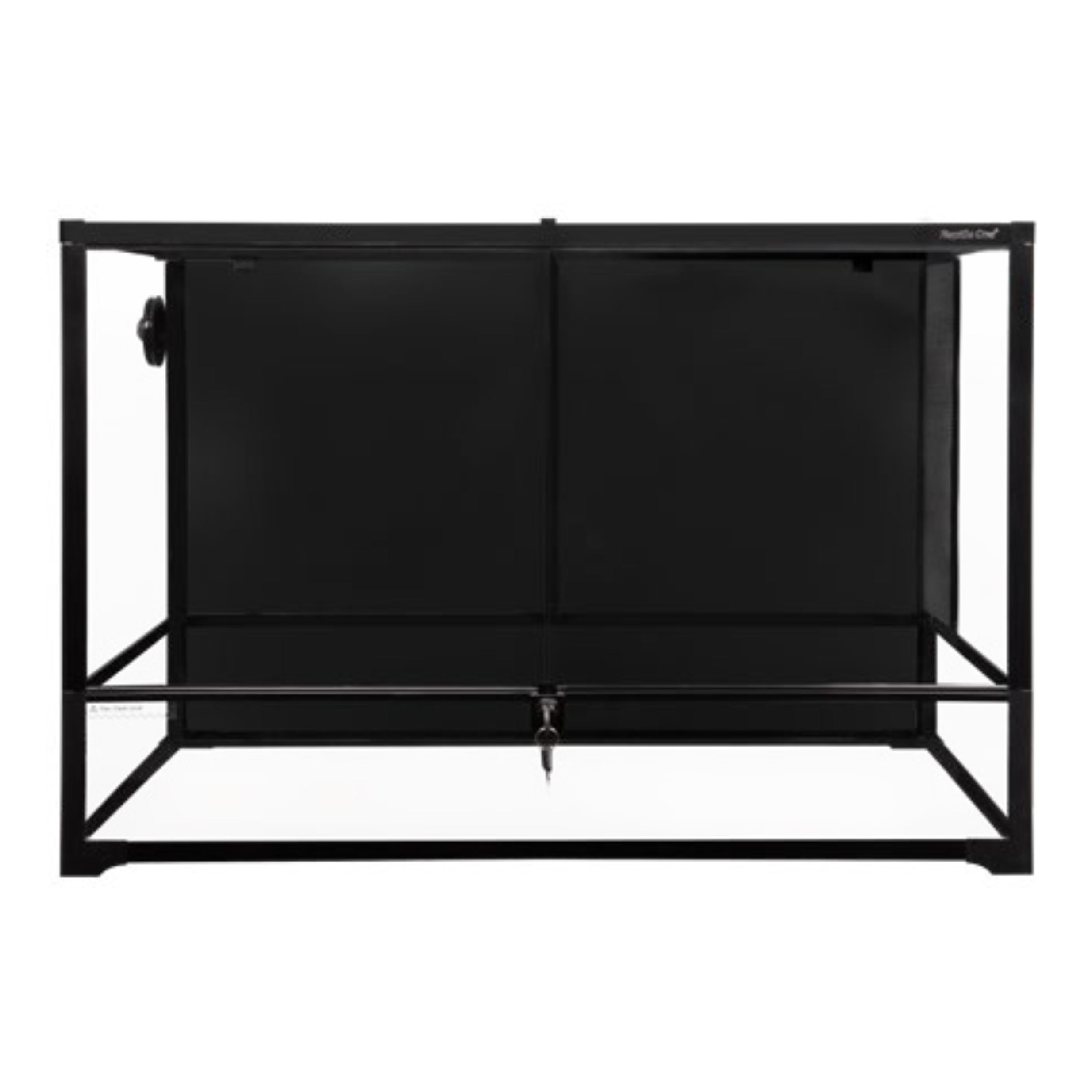 Reptile One RTF 900HT Glass Terrarium with Hinged Door 90x45x60cm (Black)