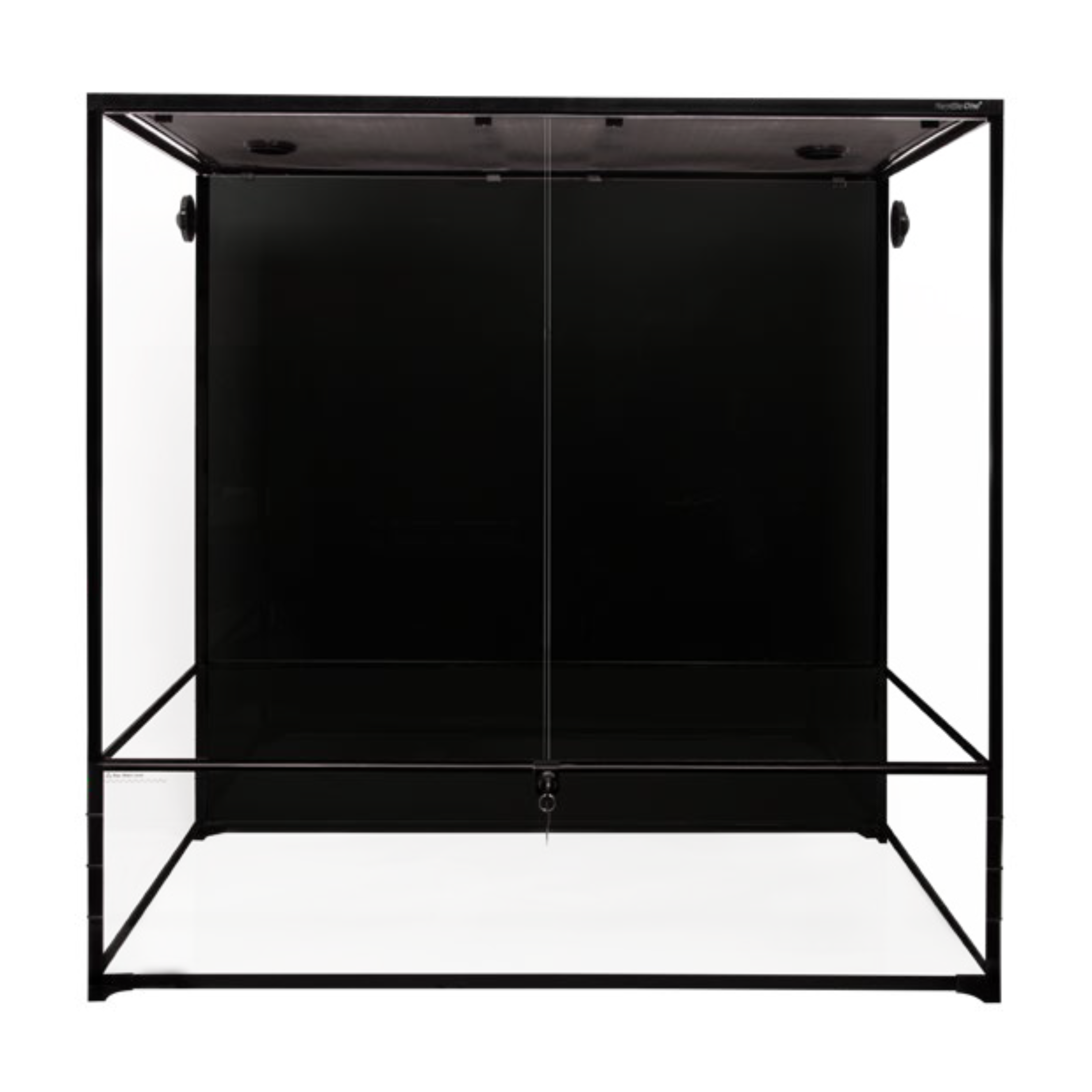 Reptile One RTF 1260HXT Glass Terrarium with Hinged Doors 120x60x100cm (Black)
