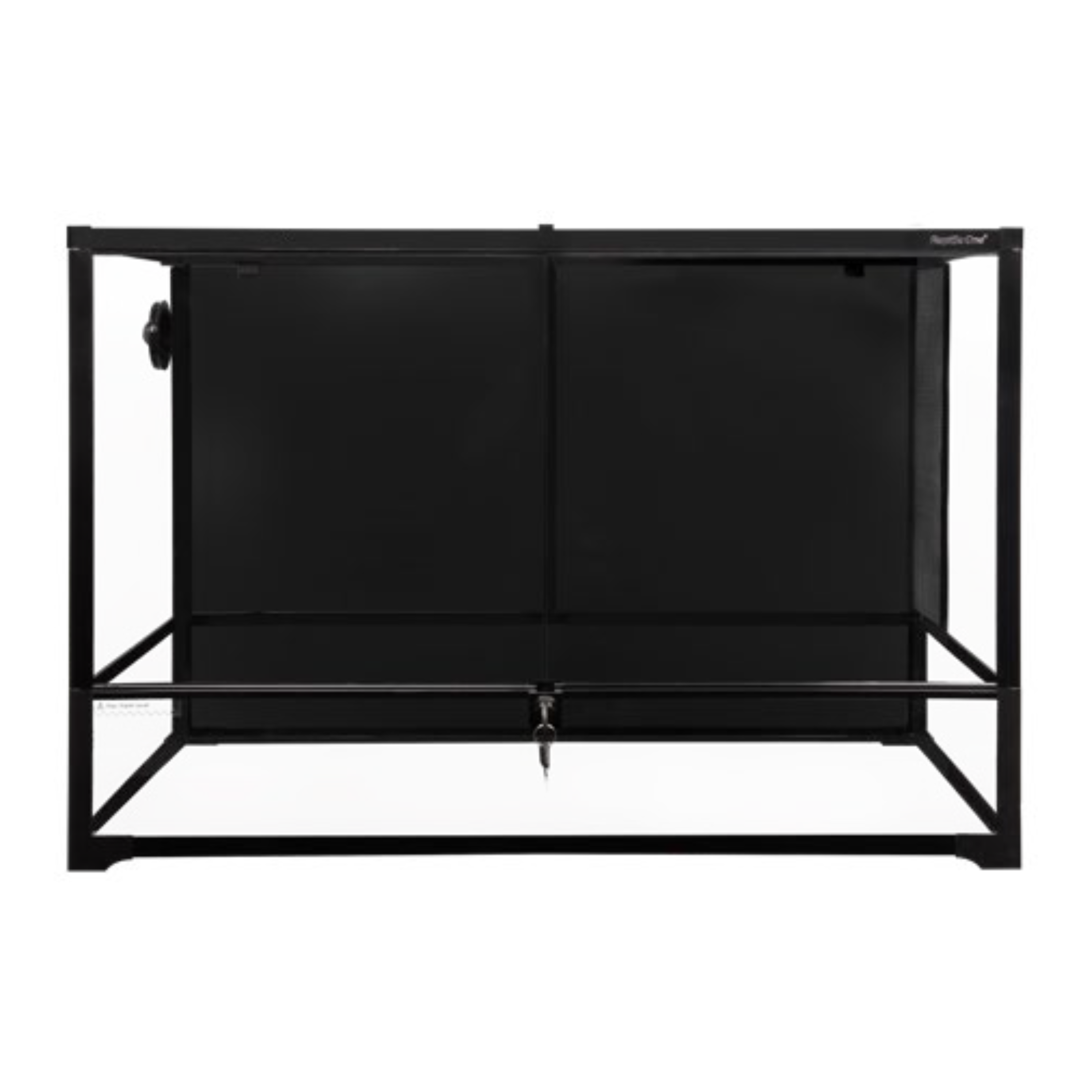 Reptile One RTF 960HT Glass Terrarium with Hinged Door 90x60x60cm (Black)