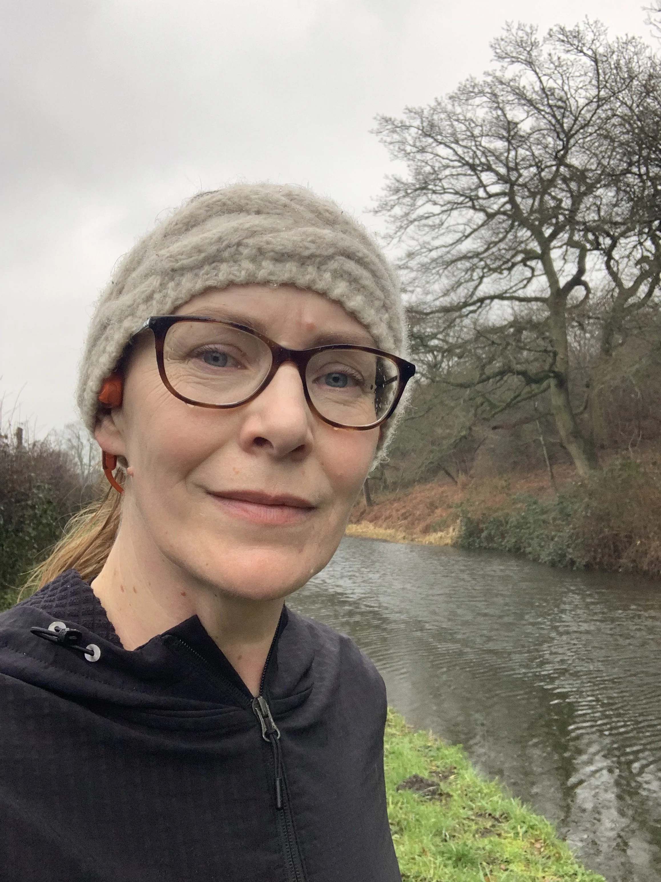 “Did you er…swim or run?”